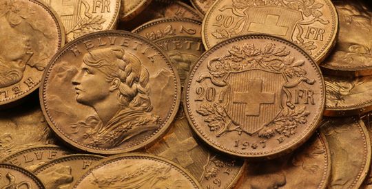 Schweizer Vreneli Goldmünzen